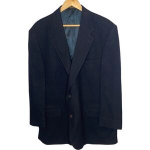 L.L. Bean Original Troler Loden Navy Blazer Jacket. Size 46R.